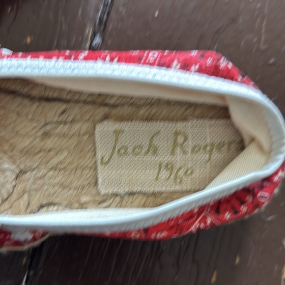 Jack Rogers 1960 picnic cotton woven espadrilles NWOT 6.5 - Picture 5 of 6